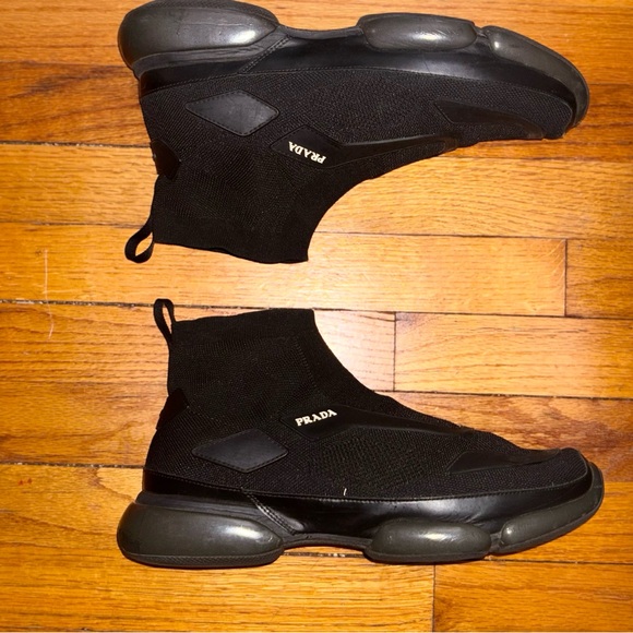 Prada Men's Black Sneakers - Picture 1 of 10
